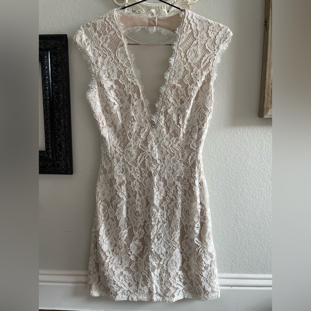 🤍WHITE LACE DRESS🤍